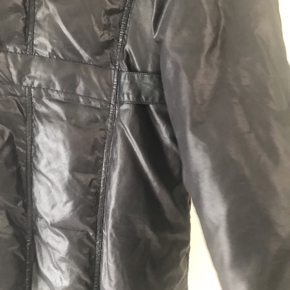 Rudsac collection black shiny winter coat - Picture 8 of 13
